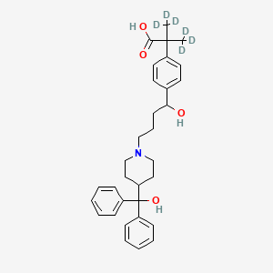 molecular formula C32H39NO4 B602463 Fexofenadine-d6 CAS No. 548783-71-7