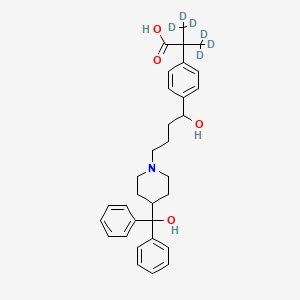 molecular formula C32H33D6NO4 B602463 Fexofenadine D6 CAS No. 548783-71-7