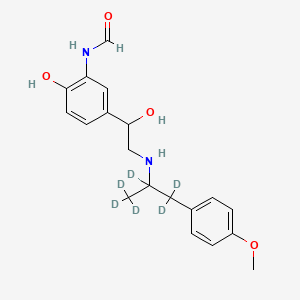molecular formula C19H18D6N2O6 B602467 Formoterol-D6 (Major) CAS No. 1020719-45-2