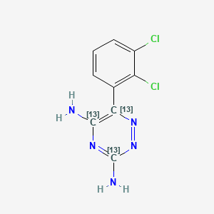 molecular formula C9H7Cl2N5 B602491 Lamotrigine-13C3 CAS No. 1188265-38-4