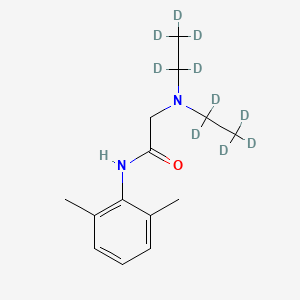 molecular formula C14H22N2O B602494 Lidocaine d10 CAS No. 851528-09-1