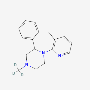 molecular formula C17H16D3N3 B602503 米氮平-d3 CAS No. 1216678-68-0