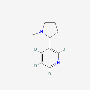 molecular formula C10H10N2D4 B602509 Nicotine-d4 CAS No. 350818-69-8
