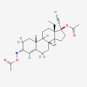 molecular formula C25H33NO4 B602512 N-Acetyl Norgestimate-d6 CAS No. 1263195-02-3