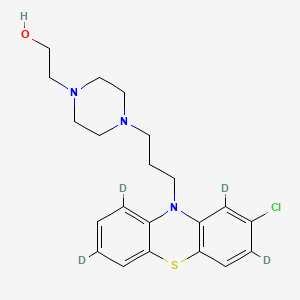 molecular formula C21H22ClN3OSD4 B602518 奋乃静-d4 CAS No. 155593-75-2