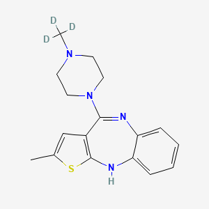 molecular formula C17H17N4SD3 B602520 Olanzapine-d3 CAS No. 786686-79-1
