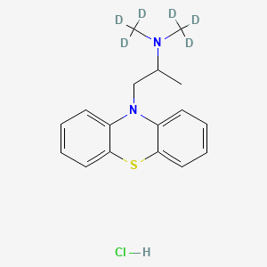 molecular formula C17H15D6ClN2S B602522 盐酸异丙嗪-d6 CAS No. 1189947-02-1