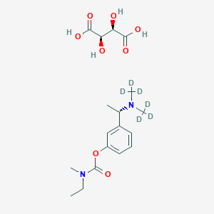 molecular formula C18H22D6N2O8 B602536 Rivastigmine D6 CAS No. 194930-00-2