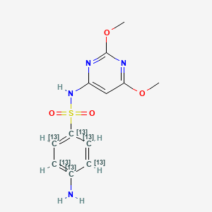 Sulfadimethoxine 13C6 (phenyl 13C6)