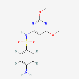 molecular formula C12H14N4O4S B602550 Sulfadimethoxine-d4 