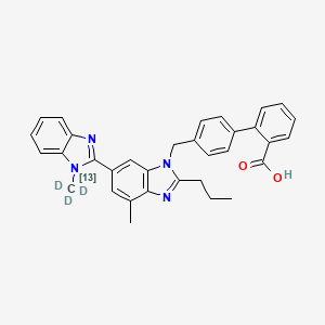 molecular formula C33H27N4O2D3 B602551 Micardis-13CD3 CAS No. 1261396-33-1