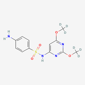 molecular formula C12H14N4O4S B602557 Sulfadimethoxine-d6 CAS No. 73068-02-7
