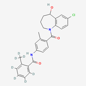 molecular formula C26H25ClN2O3 B602558 Tolvaptan-d7 