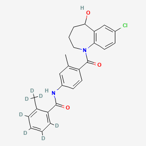 molecular formula C26H18ClN2O3D7 B602558 Tolvaptan-d7 CAS No. 1246818-18-7