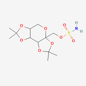 molecular formula C12H21NO8S B602561 Topiramate-13C6-1 CAS No. 1217455-55-4
