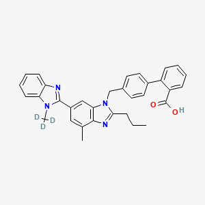 molecular formula C33H27N4O2D3 B602563 替米沙坦-d3 CAS No. 1189889-44-8