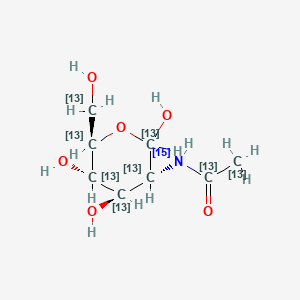 N-[1,2-13C2]acetyl-D-[ul-13C6;15N]glucosamine