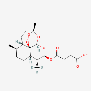 molecular formula C19H28O8 B602574 Artesunate-d3 CAS No. 1316303-44-2
