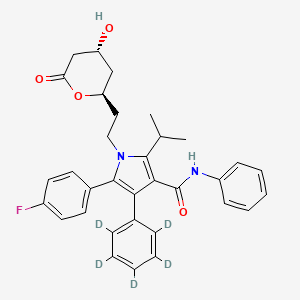 molecular formula C33H28FN2O4D5 B602580 Atorvastatin-d5 Lactone CAS No. 1217749-86-4