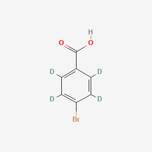 B602585 4-Bromobenzoic-d4 Acid CAS No. 787624-24-2