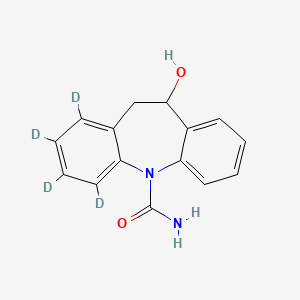 molecular formula C15H14N2O2 B602593 Licarbazepine-D4 CAS No. 1020719-39-4