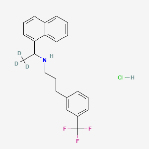 molecular formula C22H20D3ClF3N B602602 rac Cinacalcet-d3 Hydrochloride CAS No. 1185097-33-9