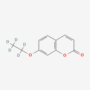 molecular formula C11H5O3D5 B602617 7-Ethoxycoumarin-d5 CAS No. 1189956-39-5