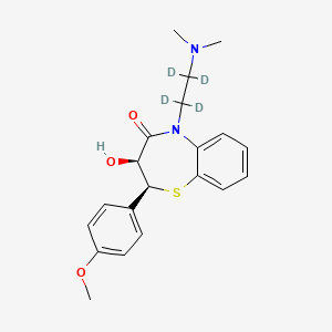 molecular formula C20H24N2O3S B602620 Deacetyldiltiazem-d4 CAS No. 112259-40-2