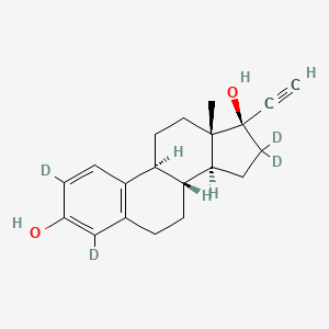 molecular formula C20H24O2 B602636 Ethynyl Estradiol-d4 CAS No. 350820-06-3