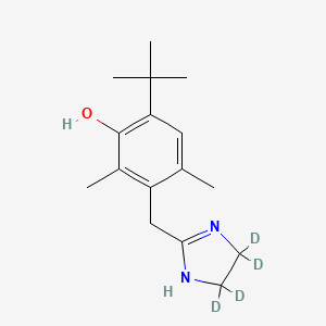 molecular formula C16H25ClN2O B602655 Oxymetazoline-d4(imidazoline-d4) CAS No. 1262053-60-0