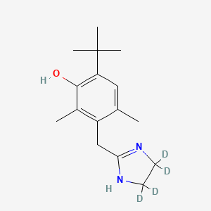 6-tert-butyl-2,4-dimethyl-3-[(4,4,5,5-tetradeuterio-1H-imidazol-2-yl)methyl]phenol