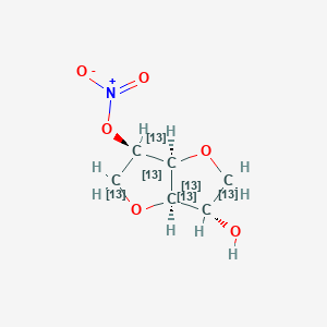 molecular formula C6H9NO6 B602660 Isosorbide mononitrate-13C6 CAS No. 1217604-00-6