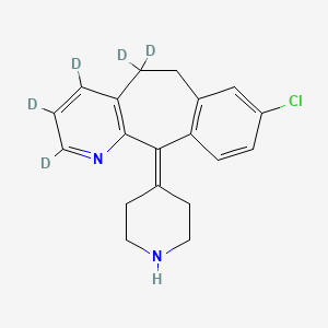 molecular formula C19H14ClN2D5 B602666 Desloratadine-d5 CAS No. 1020719-34-9