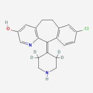 molecular formula C19H15ClN2OD4 B602667 3-Hydroxy Desloratadine-d4 CAS No. 1246819-99-7