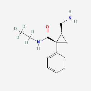 molecular formula C13H13N2OD5 B602671 去甲基米那普兰-d5 CAS No. 1217609-30-7