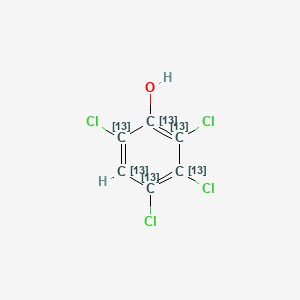 molecular formula C6H2Cl4O B602679 2,4,5,6-Tetrachlorophenol-13C6 CAS No. 1246820-81-4