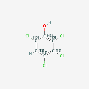 molecular formula C6H2Cl4O B602679 Tetrachlorophenol-13C6 CAS No. 1246820-81-4