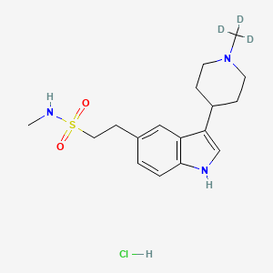 molecular formula C17H23D3ClN3O2S B602680 Naratriptan-d3 Hydrochloride CAS No. 1190021-64-7