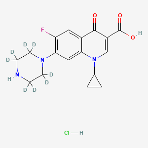 molecular formula C17H19ClFN3O3 B602684 Ciprofloxacin-d8, Hydrochloride CAS No. 1216659-54-9