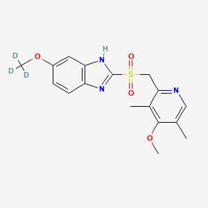 molecular formula C17H19N3O4S B602692 Omeprazole-d3 Sulfone CAS No. 1189891-71-1
