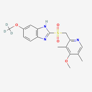 molecular formula C17H16D3N3O4S B602692 Omeprazole-d3 Sulfone CAS No. 1189891-71-1
