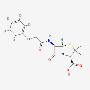 molecular formula C16H18N2O5S B602695 Penicillin V-d5 