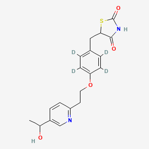 molecular formula C19H16D4N2O4S B602702 Hydroxy pioglitazone-d4 (M-IV) CAS No. 1188263-49-1