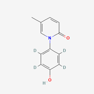 N-(4-Hydroxyphenyl)-5-methyl-2-1H-pyridone-d4