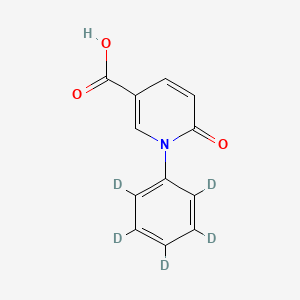 5-Carboxy-N-phenyl-2-1H-pyridone-d5