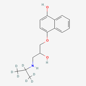 molecular formula C16H21NO3 B602720 4-Hydroxypropranolol-d7 CAS No. 1219908-86-7