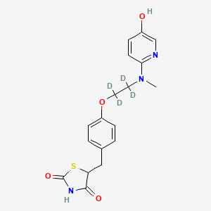 molecular formula C18H19N3O4S B602725 5-Hydroxy Rosiglitazone-d4 CAS No. 1246817-46-8