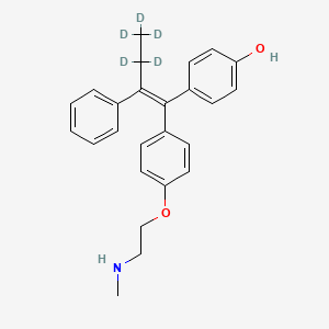 molecular formula C25H22NO2D5 B602733 Endoxifen-d5 CAS No. 1584173-54-5