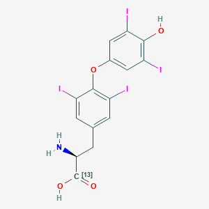 molecular formula C15H11I4NO4 B602735 L-Thyroxine-13C6 