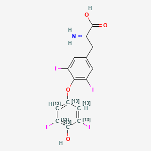 molecular formula C15H11I4NO4 B602737 L-Thyroxine-13C6-1 CAS No. 1217780-14-7